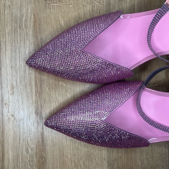 She Is Cheval “Did My Heart Love, ‘Til Now?” Limited Edition Sparkle Pink Wedge - Picture 9 of 13